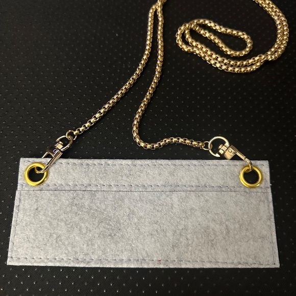 Elegant Gold Tone Replacement Bag Strap For Designer Bags - Picture 8 of 9